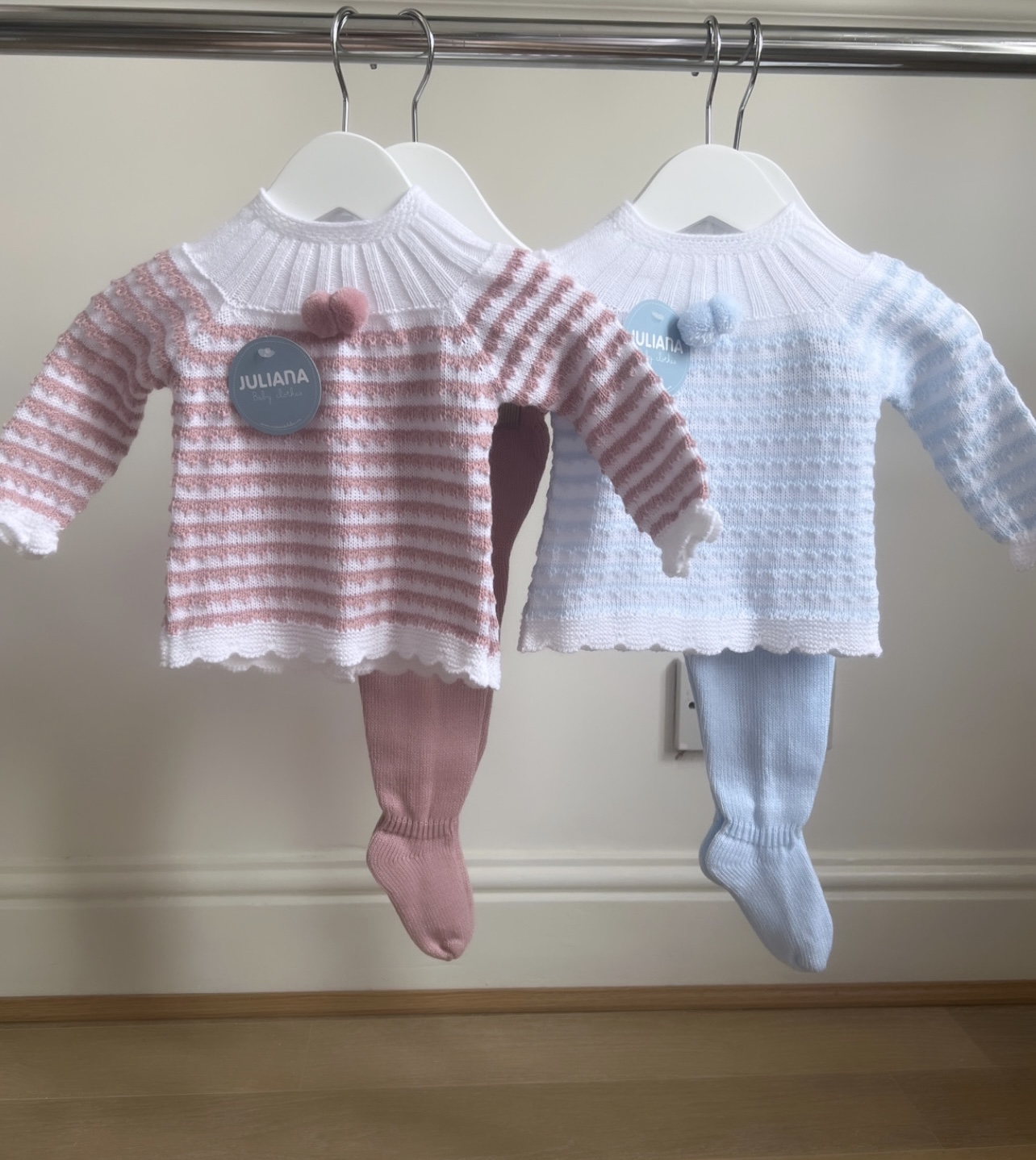 Juliana Baby Knit Leggings 3 Piece Stripes - 2 Colours